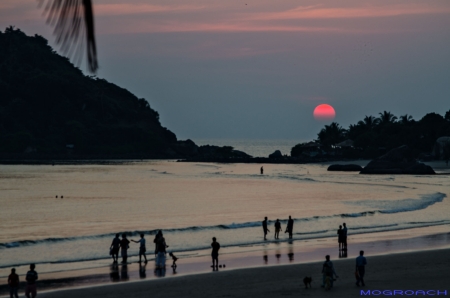 Palolem Beach Goa Indien