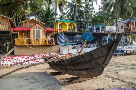 Palolem Beach Goa Indien