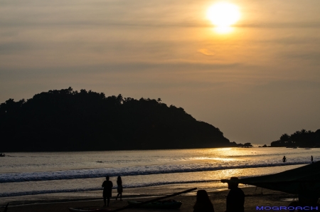 Palolem Beach Goa Indien