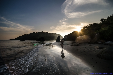 Palolem Beach Goa Indien