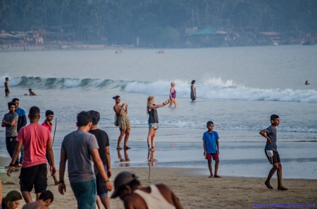 Palolem Beach Goa Indien