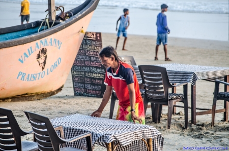 Palolem Beach Goa Indien