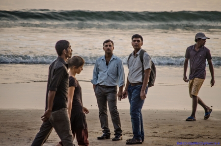 Palolem Beach Goa Indien