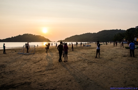 Palolem Beach Goa Indien