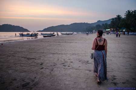 Palolem Beach Goa Indien