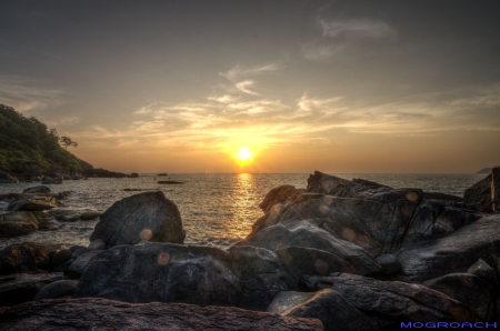 Palolem Beach Goa Indien