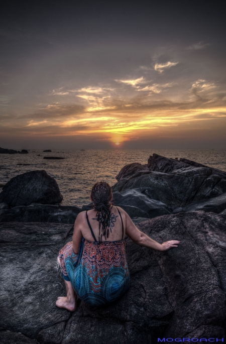 Palolem Beach Goa Indien