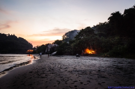 Palolem Beach Goa Indien