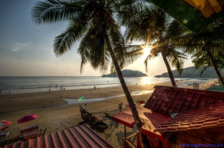 Palolem Beach Goa Indien