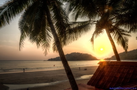 Palolem Beach Goa Indien