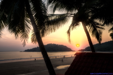 Palolem Beach Goa Indien