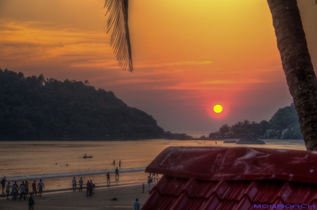 Palolem Beach Goa Indien