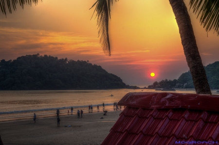 Palolem Beach Goa Indien