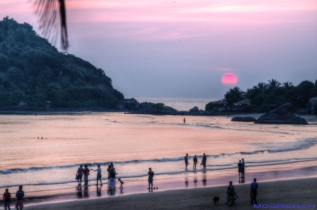 Palolem Beach Goa Indien