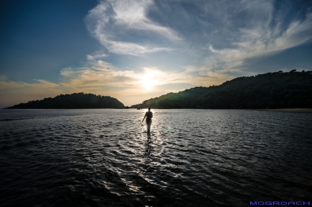 Palolem Beach Goa Indien