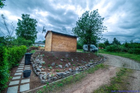 Mini-Haus-Baustelle