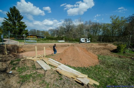 Mini-Haus-Baustelle