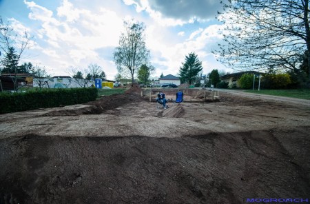 Mini-Haus-Baustelle