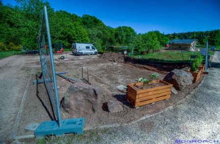 Mini-Haus-Baustelle