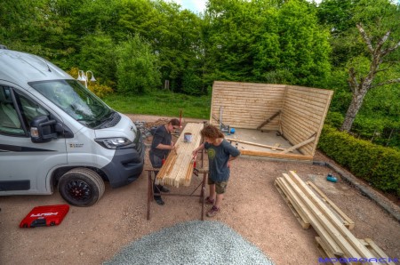 Mini-Haus-Baustelle