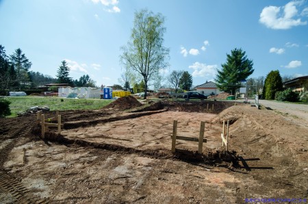 Mini-Haus-Baustelle